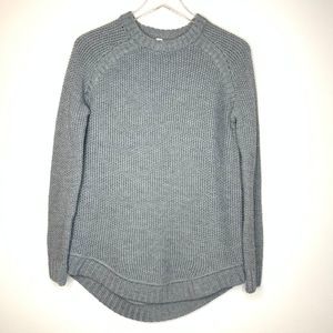 LULULEMON Grey Passage Sweater Size 4 Womens